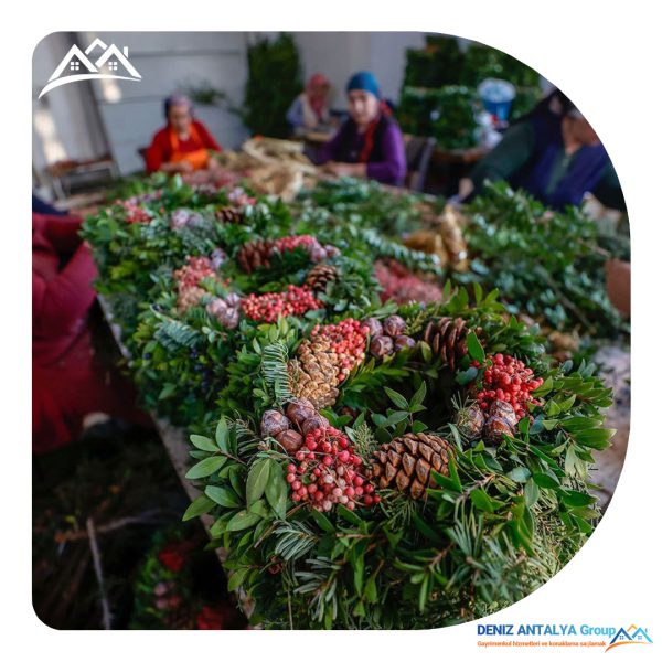 صادرات تاج گل کریسمس از آنتالیا 17 b2
